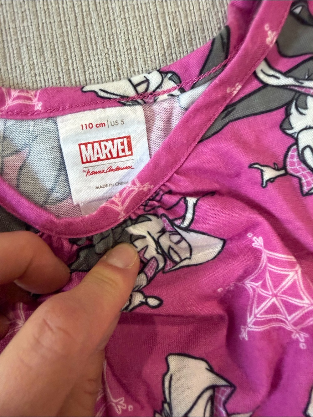 Hanna anderson girls ghost spider pajama set and night gown Character Pajama set - Picture 4 of 5
